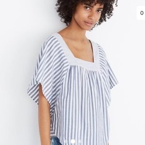 Madewell striped butterfly top